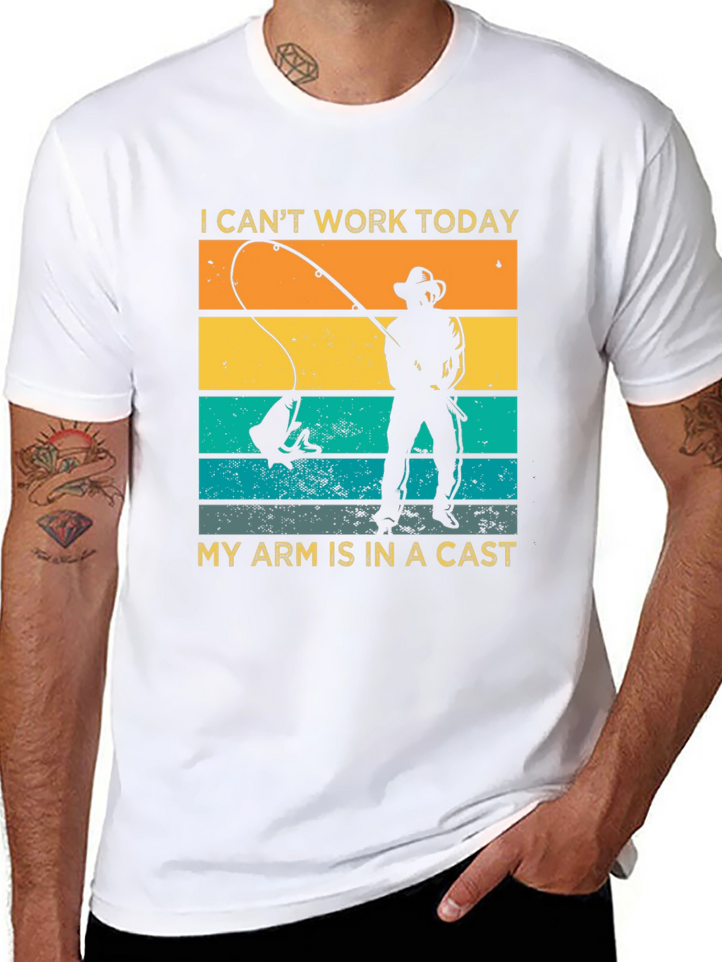 Fishing T-Shirt - I Cant Work Today