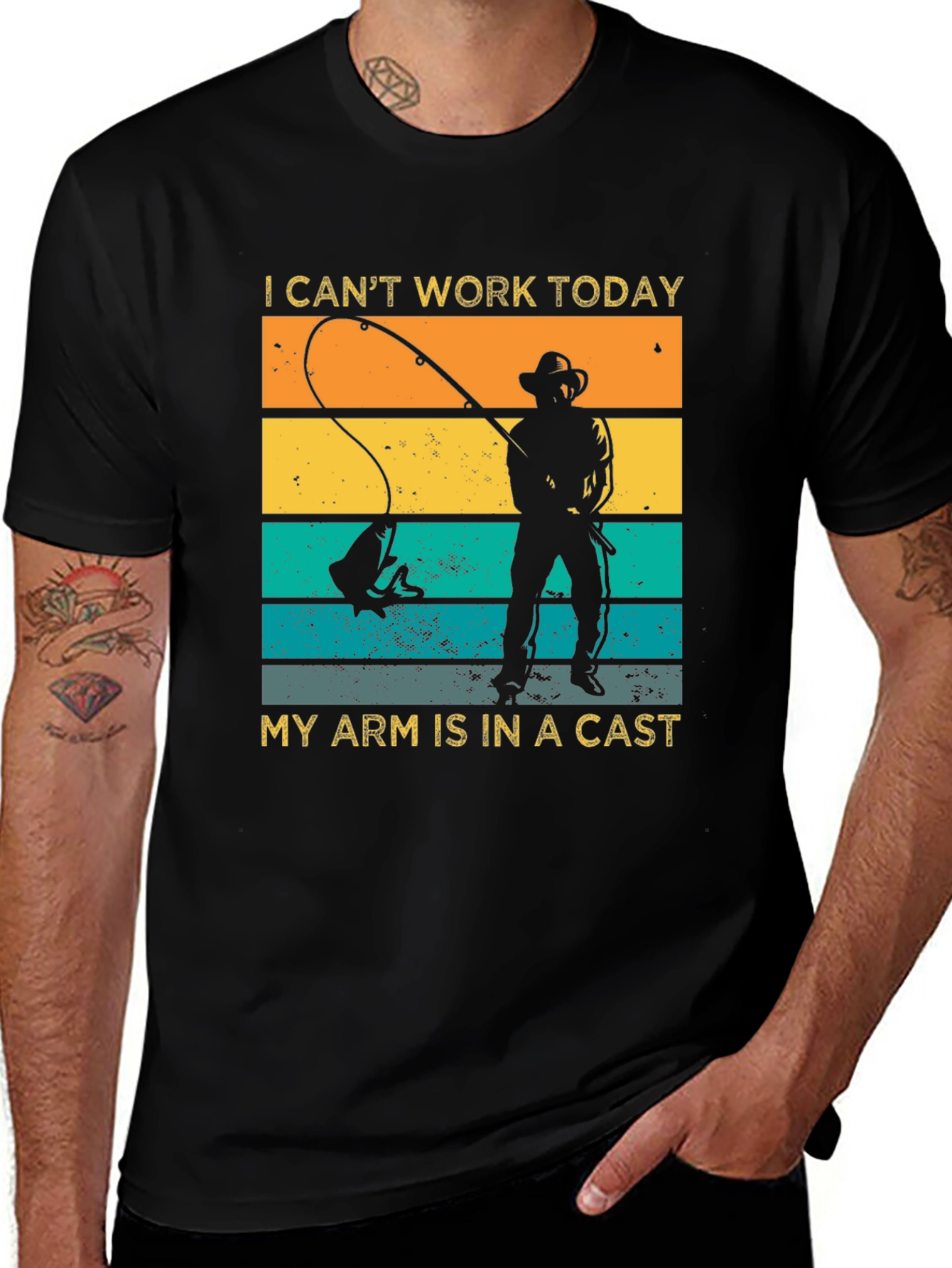 Fishing T-Shirt - I Cant Work Today