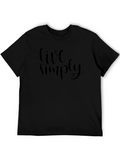Live Simply Black Tee