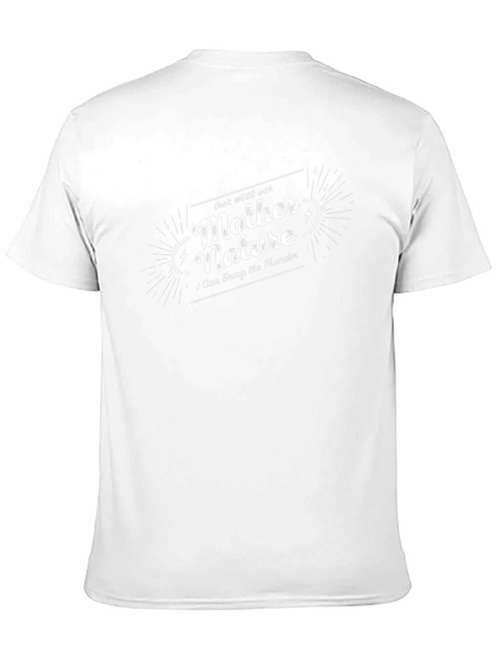 Mother Nature Thunder T-Shirt - Environmental Tee