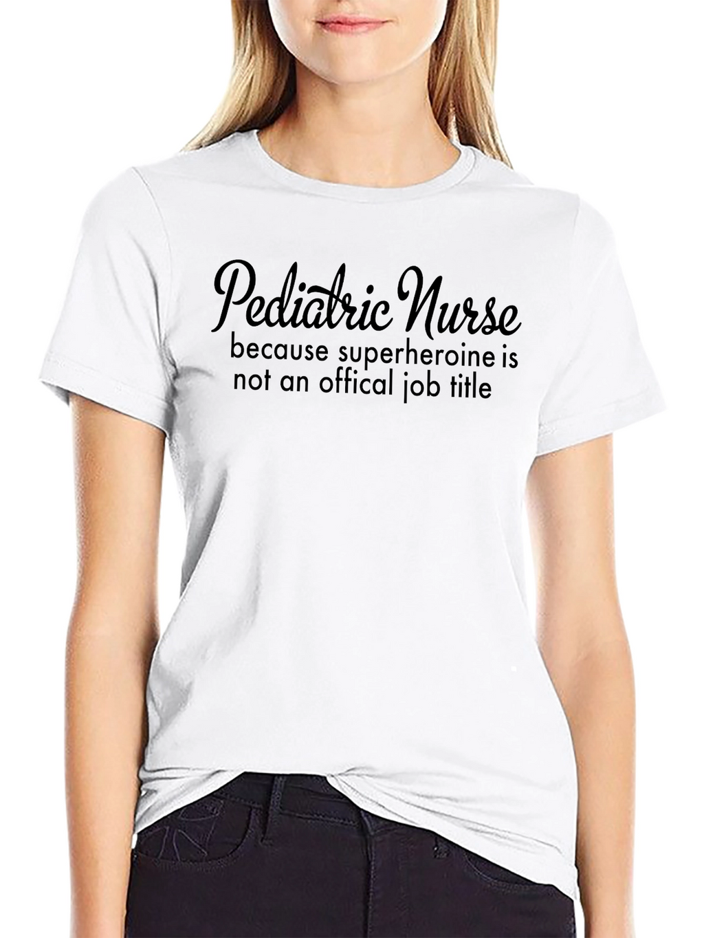 Pediatric Nurse Superhero T-Shirt