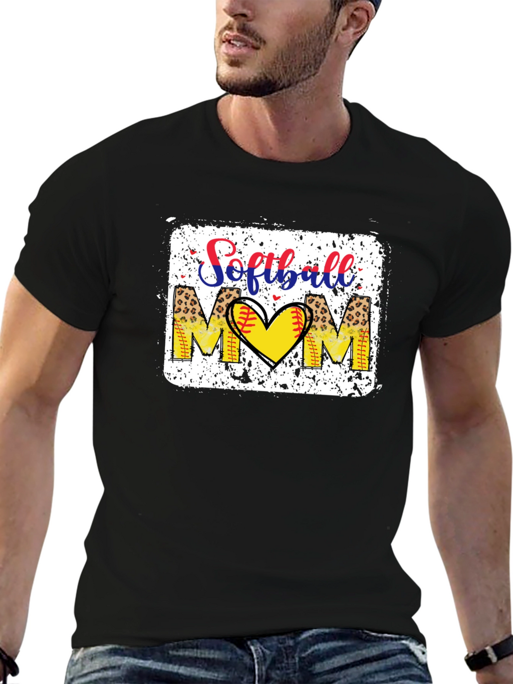 Softball Mom Graphic Tee - Trendy Sports Shirt