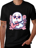 Ghost Musician Graphic Tee - Cool & Unique