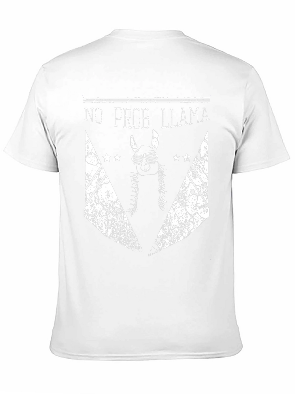 No Prob Llama Graphic T-Shirt - Cool Alpaca Design