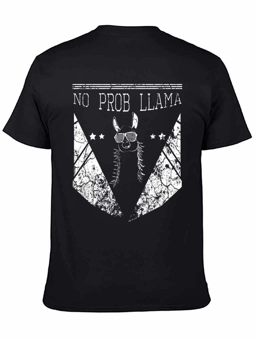 No Prob Llama Graphic T-Shirt - Cool Alpaca Design