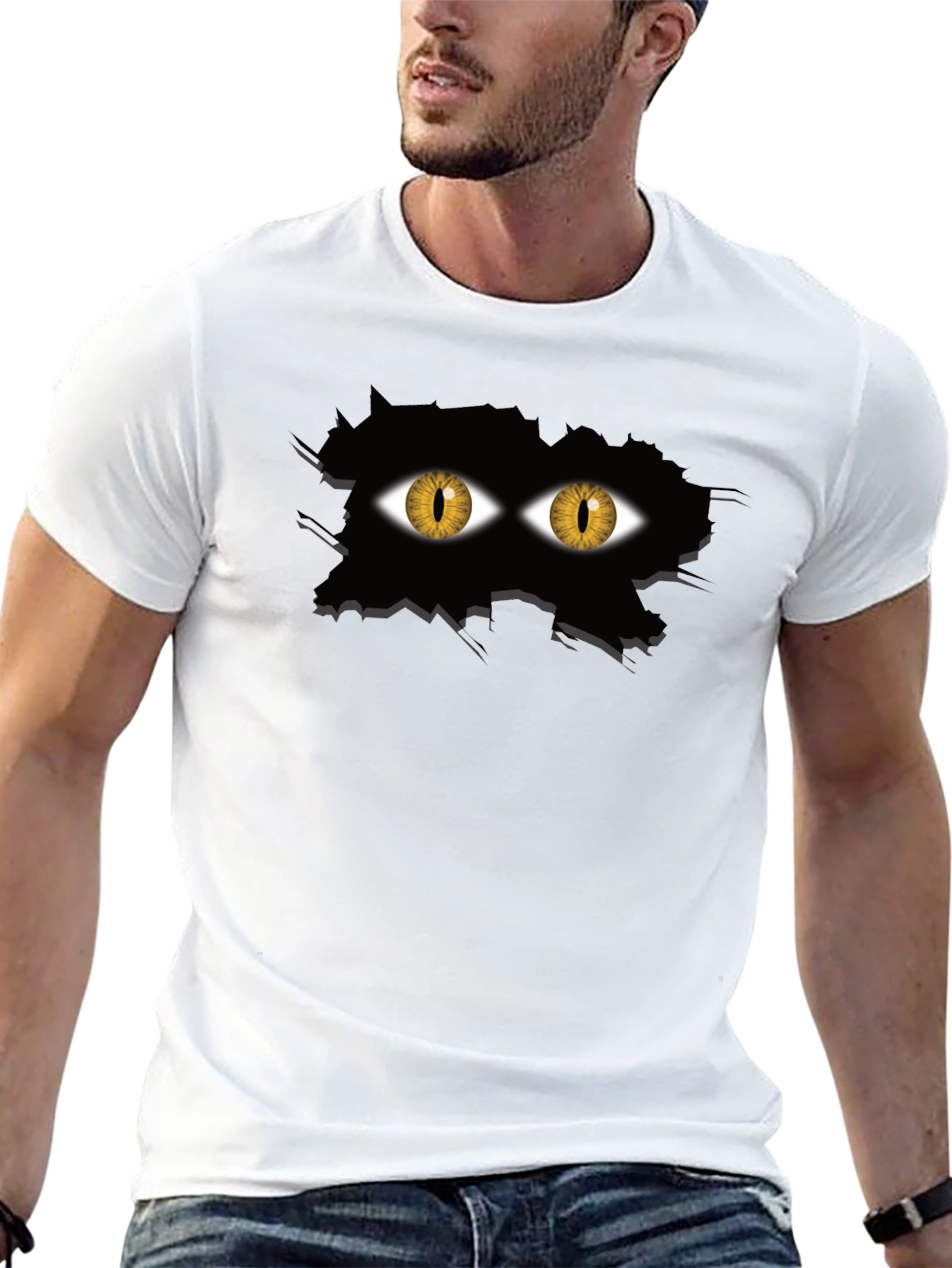 Eye See You Black Graphic Tee