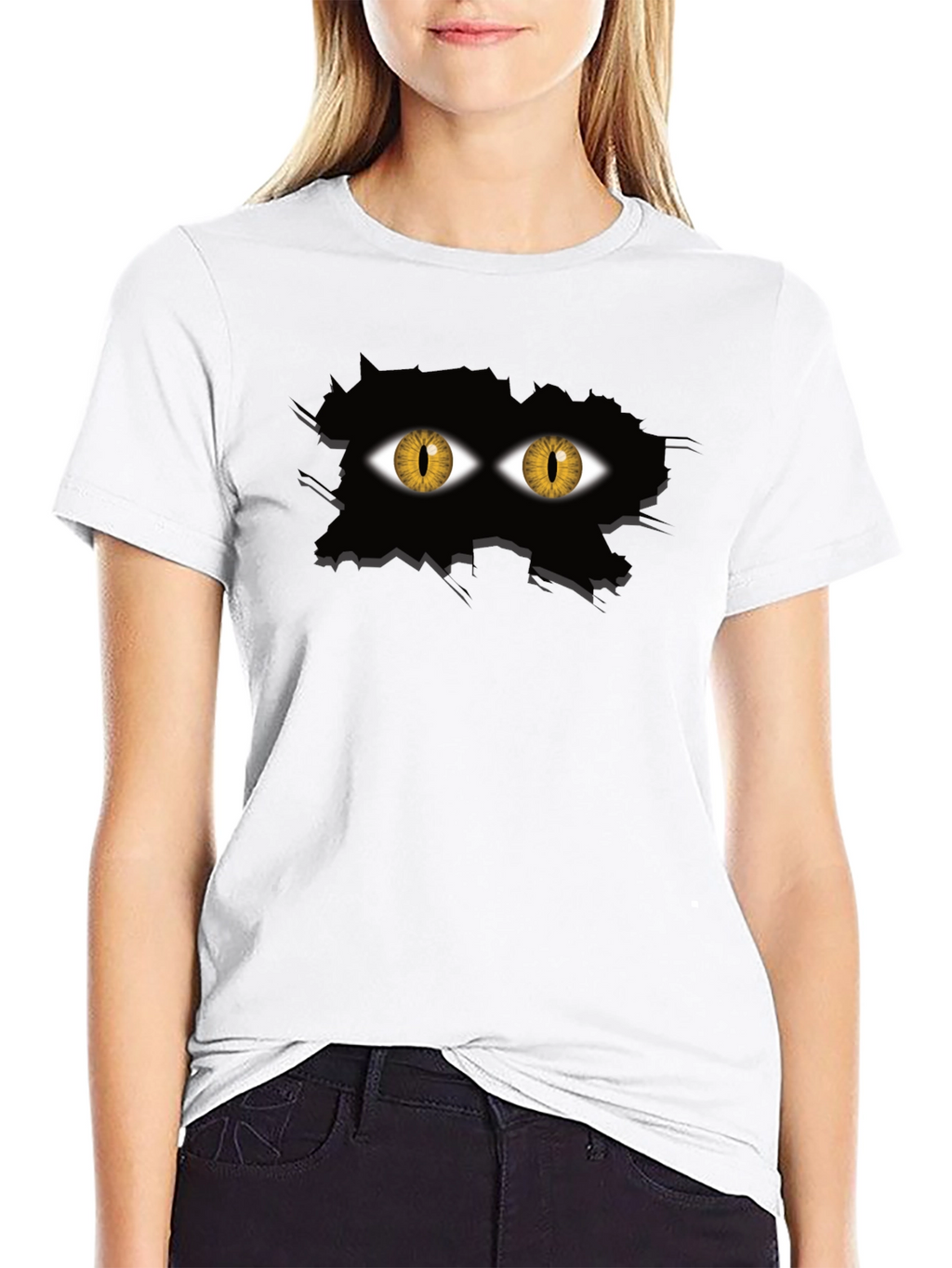 Eye See You Black Graphic Tee