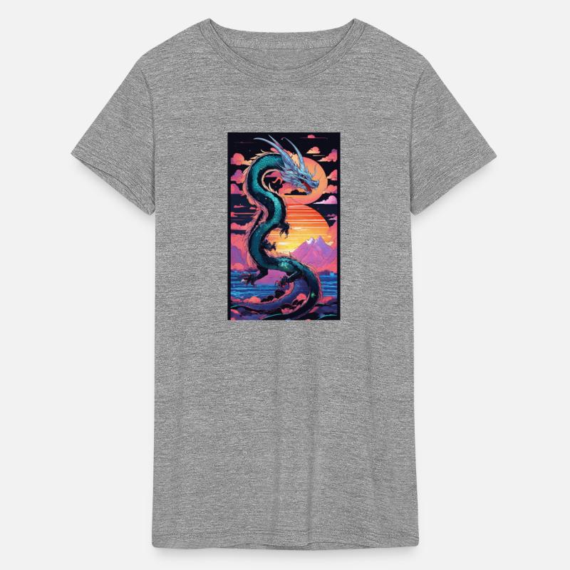 a silver dragon on a black background