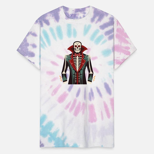 A skeleton ribcage, a vampire tuxedo print Costume