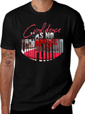 Confidence T-Shirt - Mens Black Graphic Tee