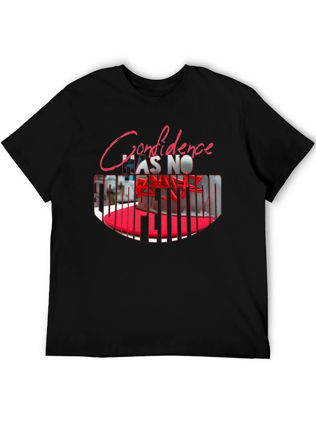 Confidence T-Shirt - Mens Black Graphic Tee