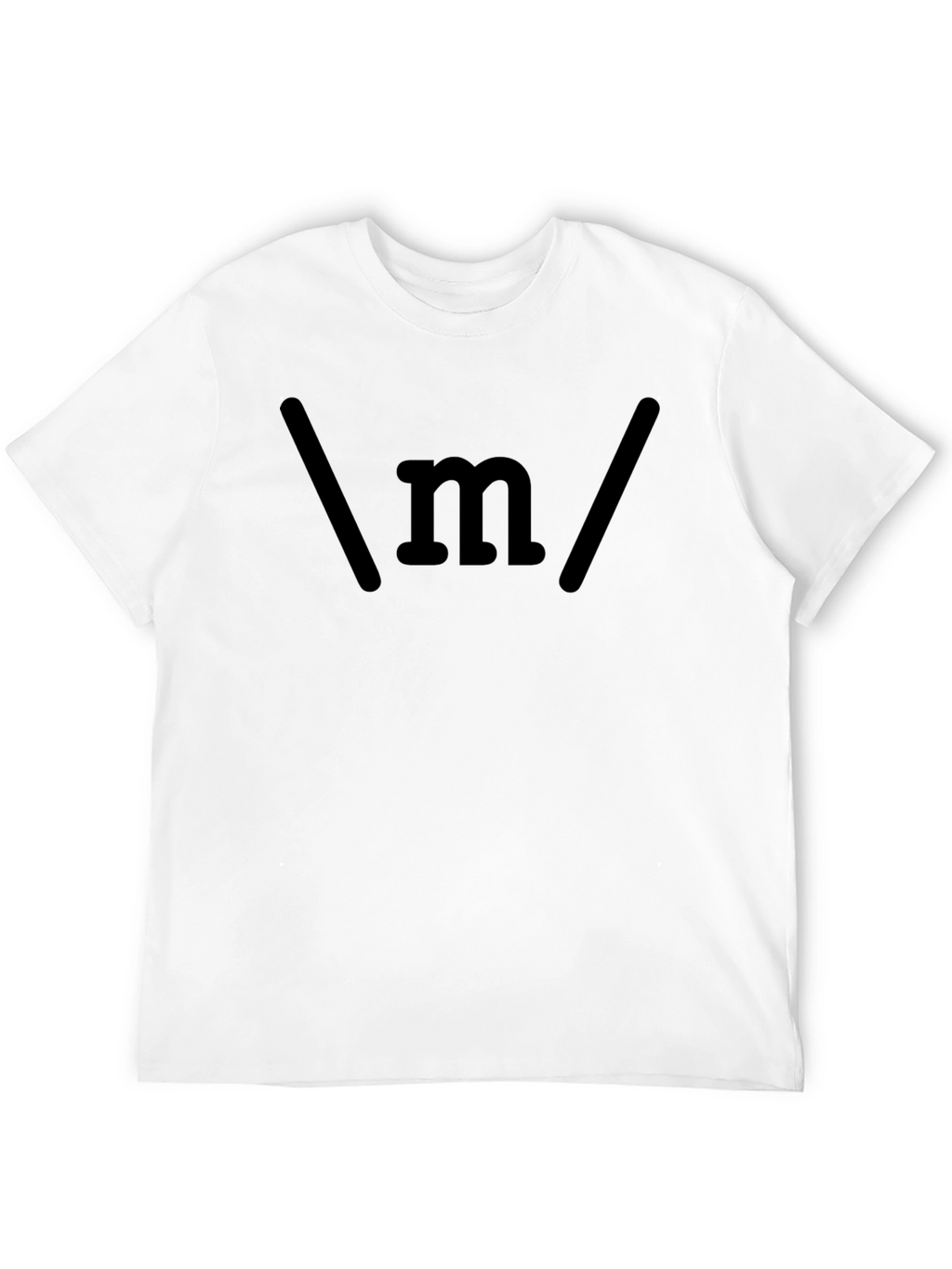 Phonetic M Black T-Shirt - Stylish & Comfy