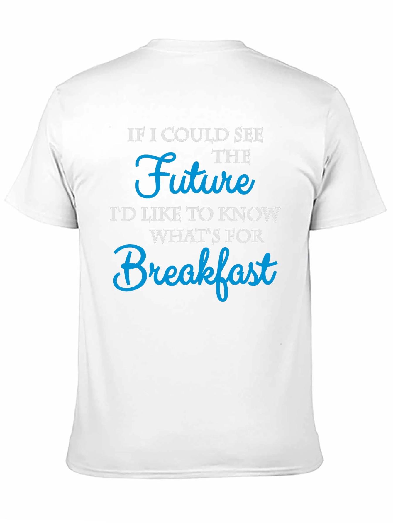 Future Breakfast Funny Graphic T-Shirt