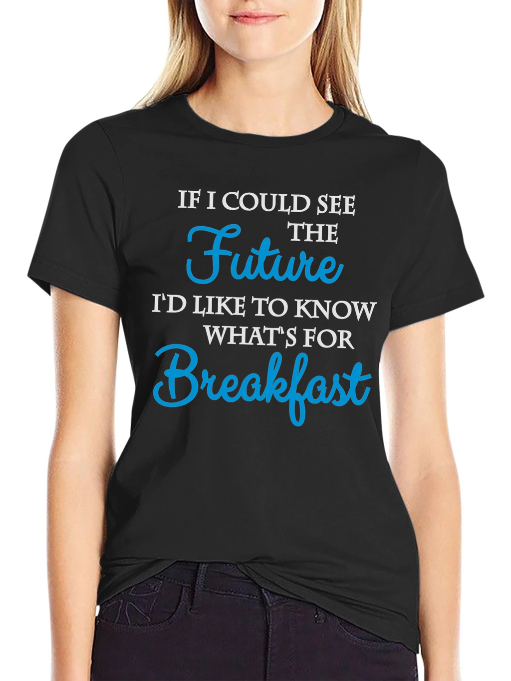 Future Breakfast Funny Graphic T-Shirt