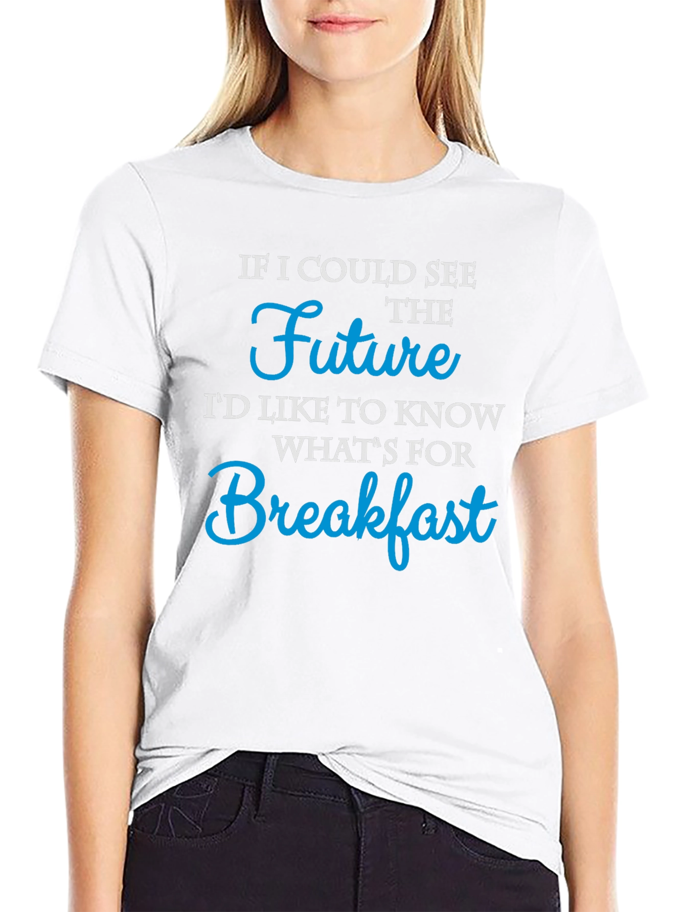 Future Breakfast Funny Graphic T-Shirt