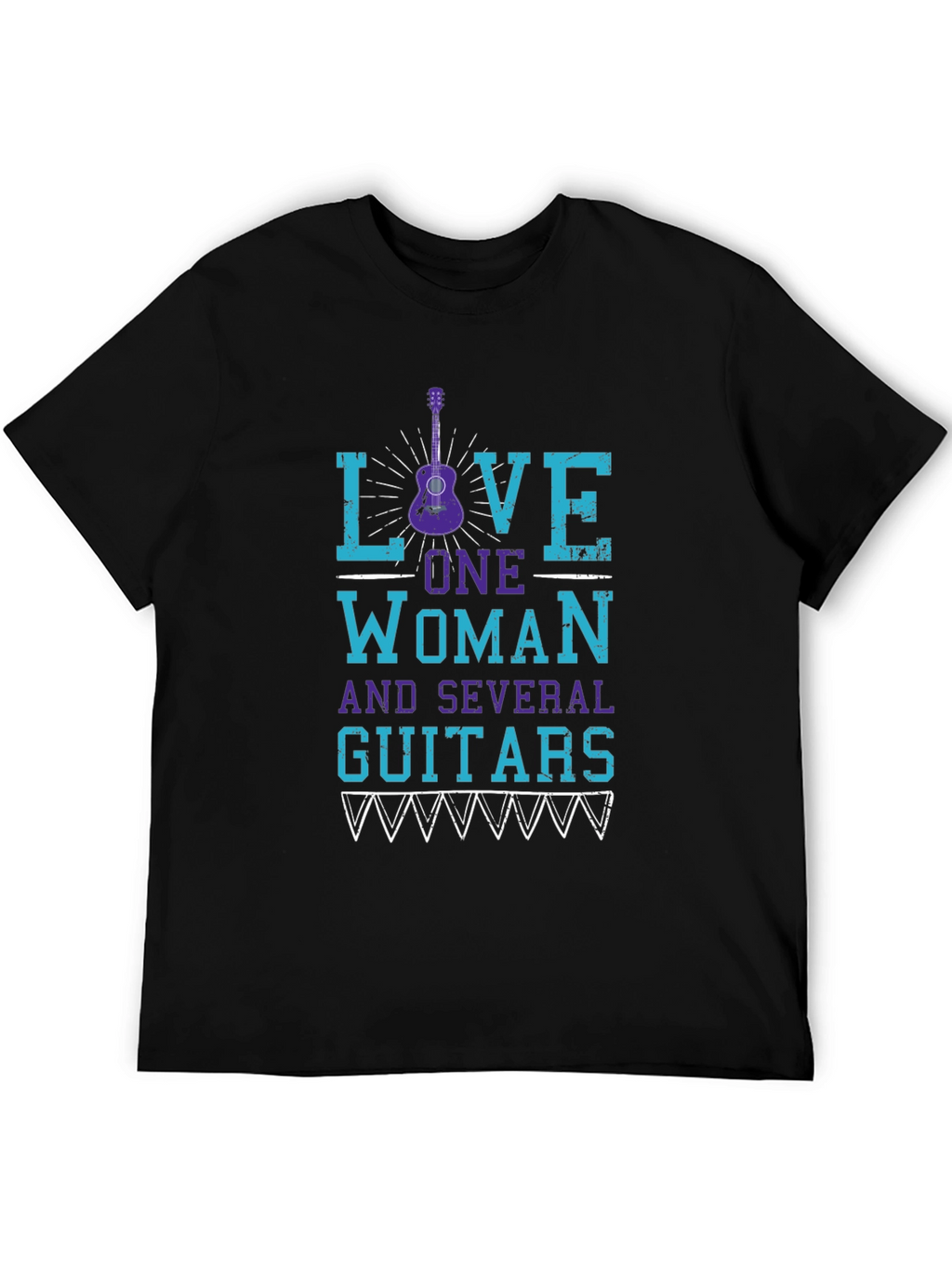 Love One Woman & Guitars Graphic Tee