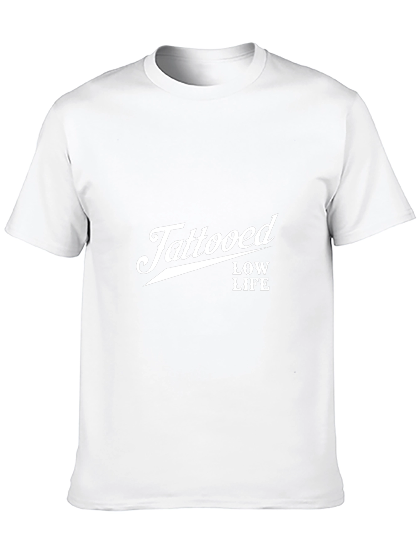 Tattooed Low Life Black Graphic T-Shirt