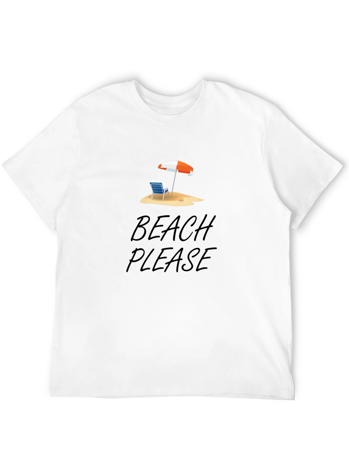 Beach Please Graphic Tee - Summer Vibes
