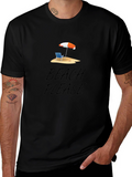 Beach Please Graphic Tee - Summer Vibes