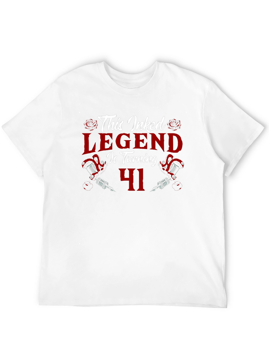 Inked Legend 41st Birthday Black T-Shirt