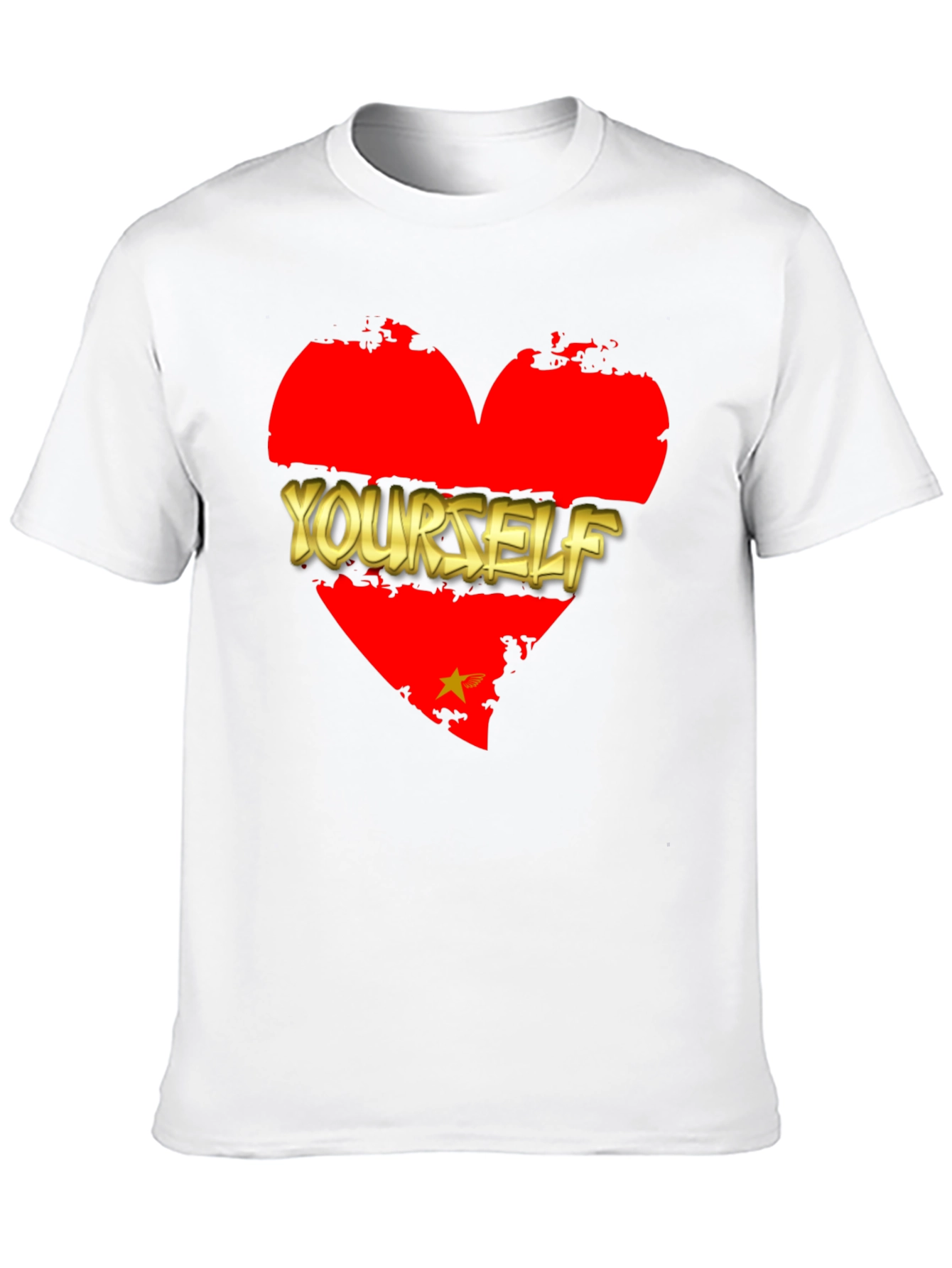 Love Yourself Graphic T-Shirt - Black