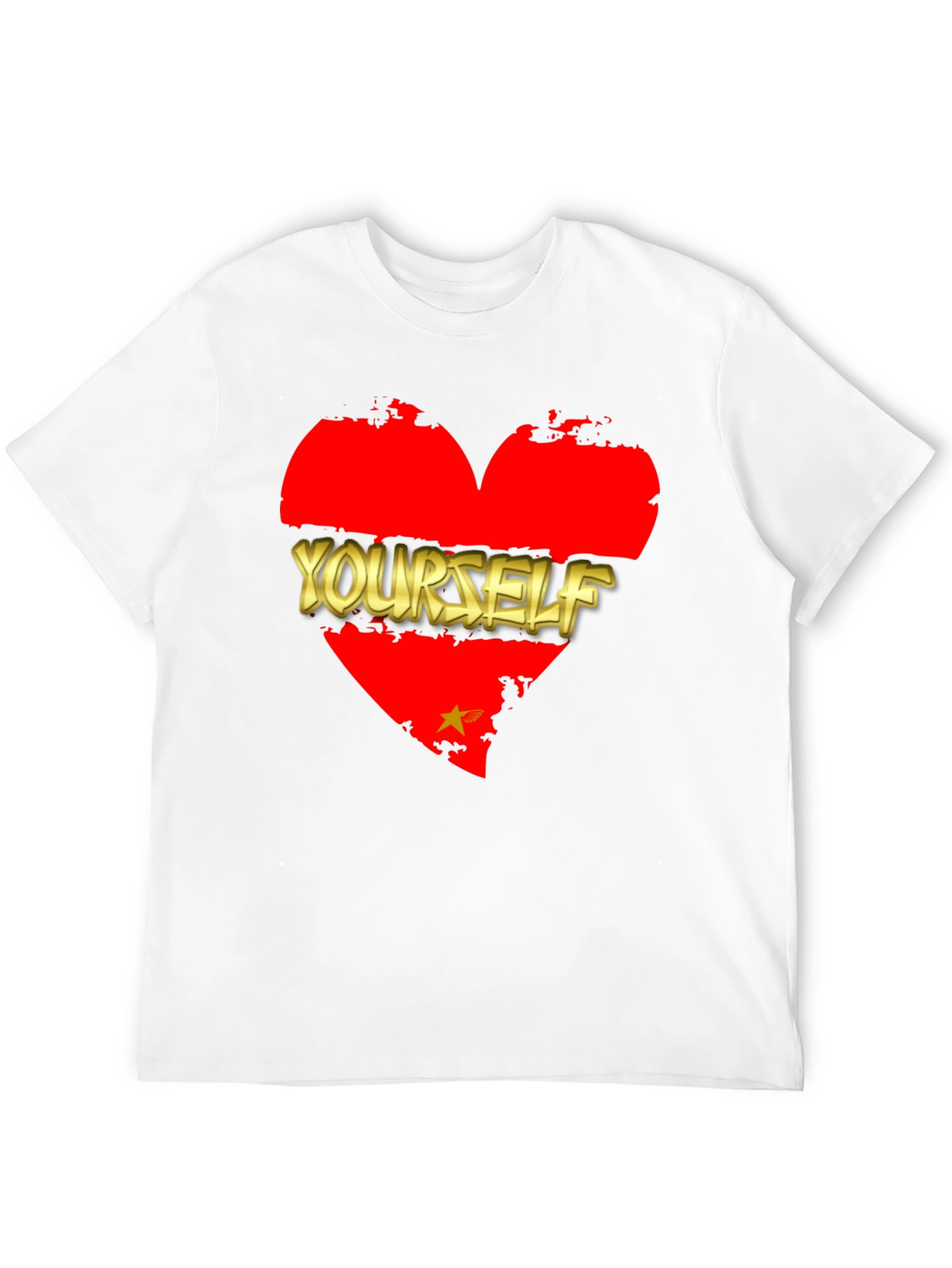 Love Yourself Graphic T-Shirt - Black