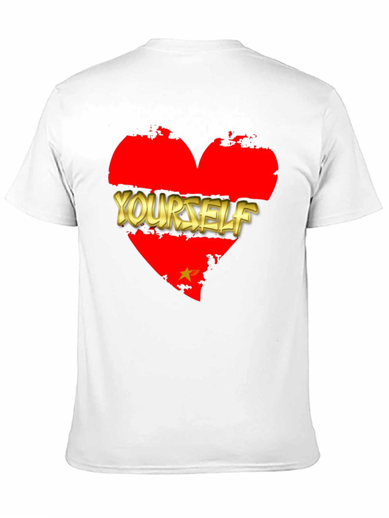 Love Yourself Graphic T-Shirt - Black