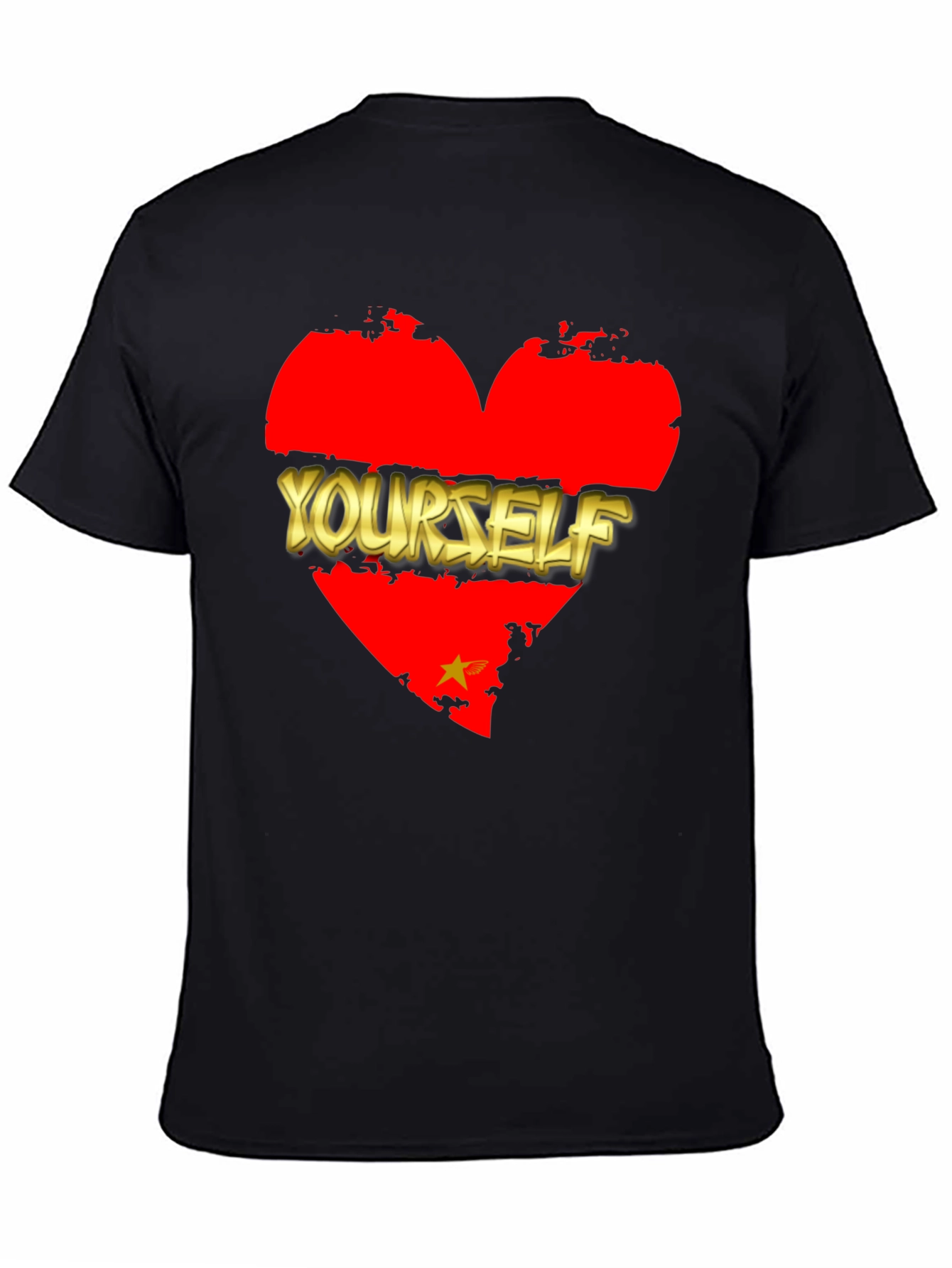Love Yourself Graphic T-Shirt - Black