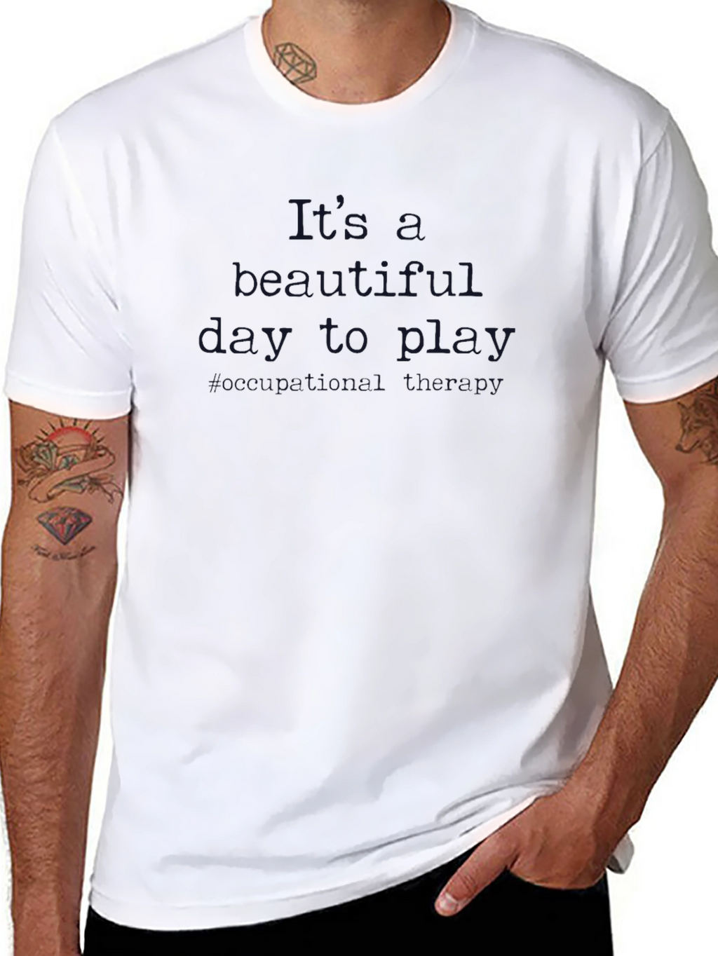 Mens Short Sleeve Casual Black T-Shirt