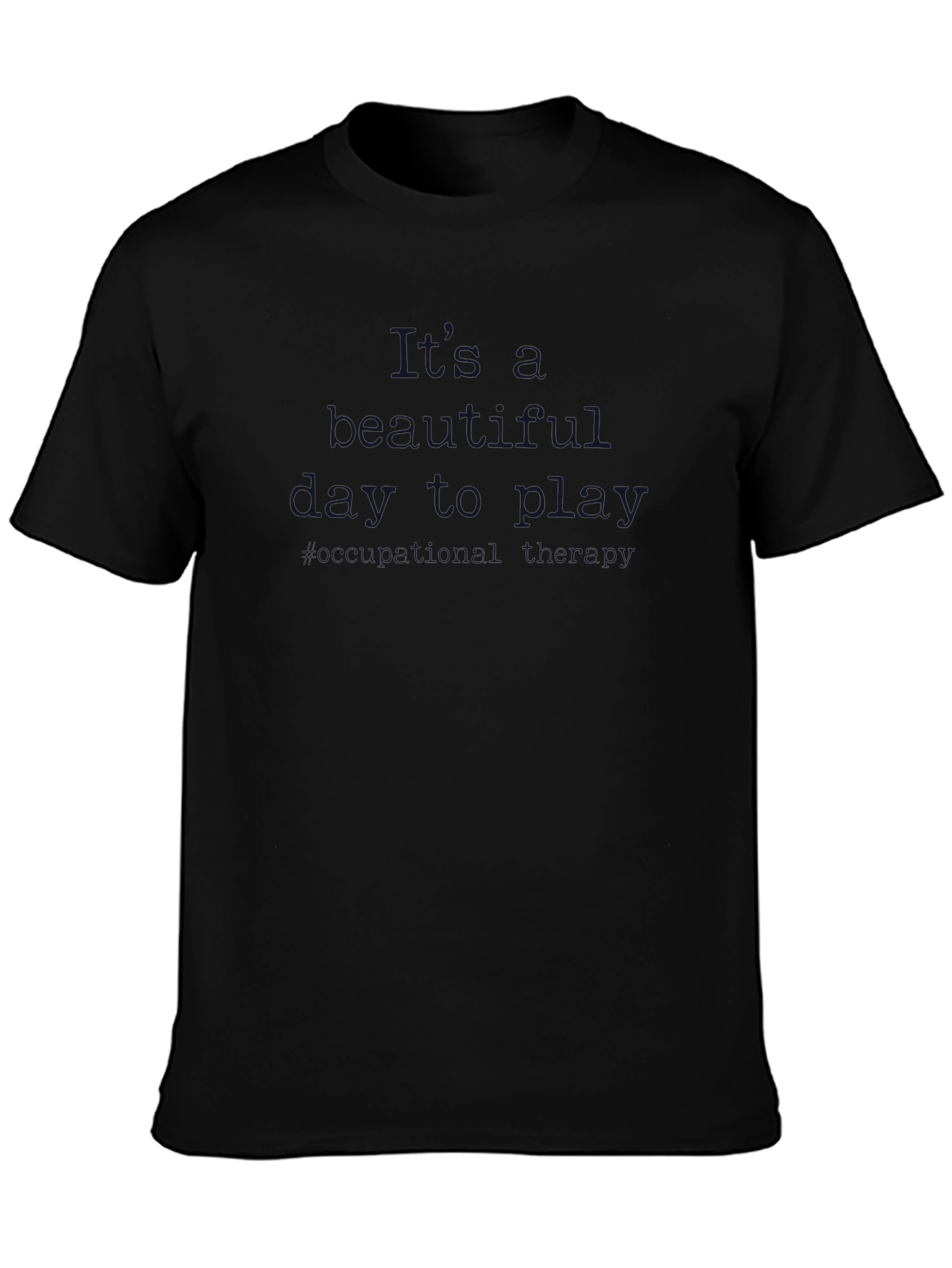 Mens Short Sleeve Casual Black T-Shirt