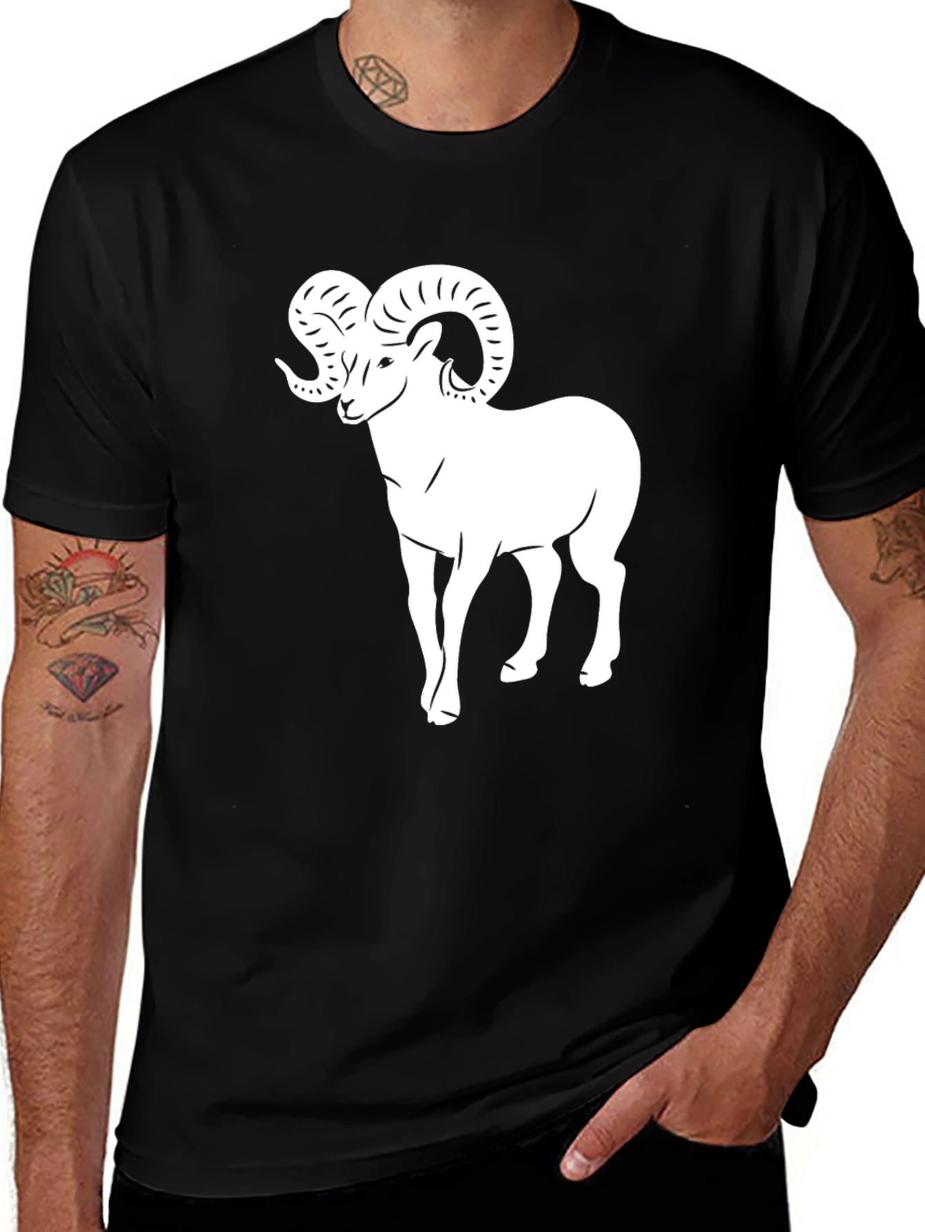 Ram Graphic Tee - Classic Black T-Shirt