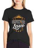 Respect the Law Graphic T-Shirt
