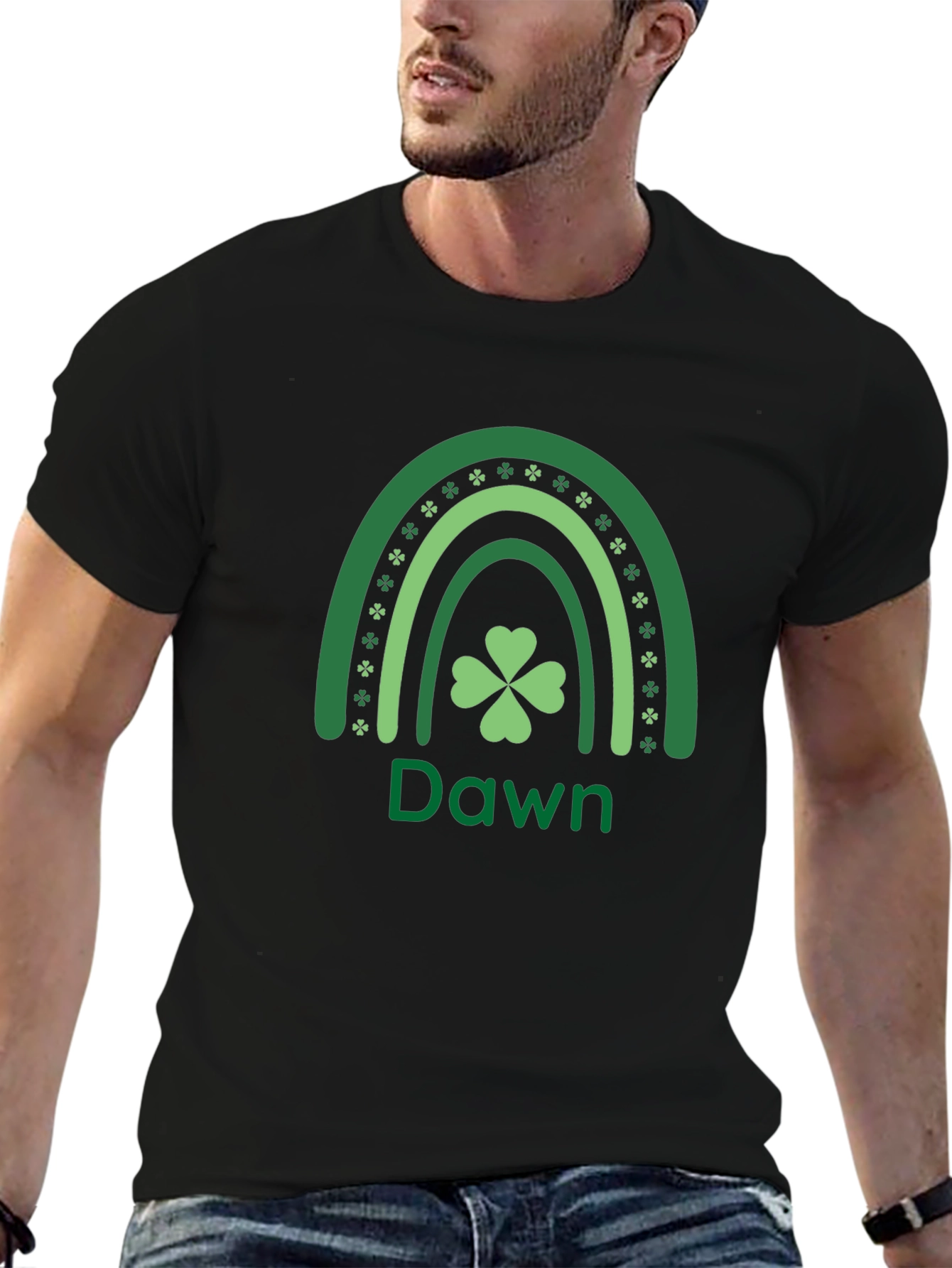 Dawn Shamrock Rainbow T-Shirt