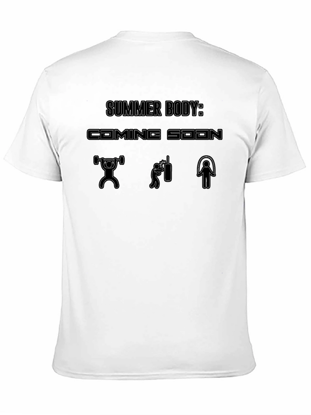 Summer Body: Coming Soon Black Graphic Tee