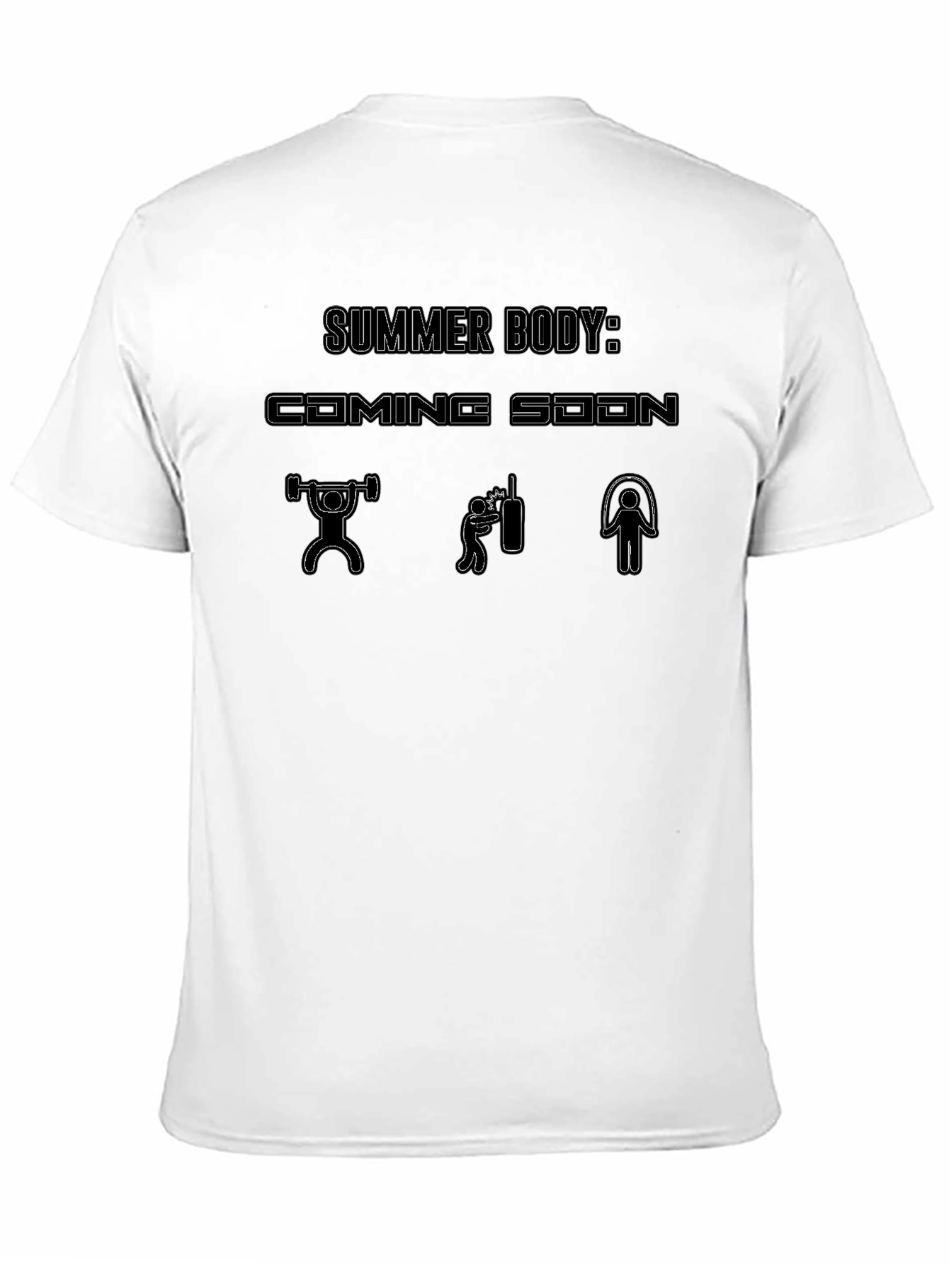 Summer Body: Coming Soon Black Graphic Tee