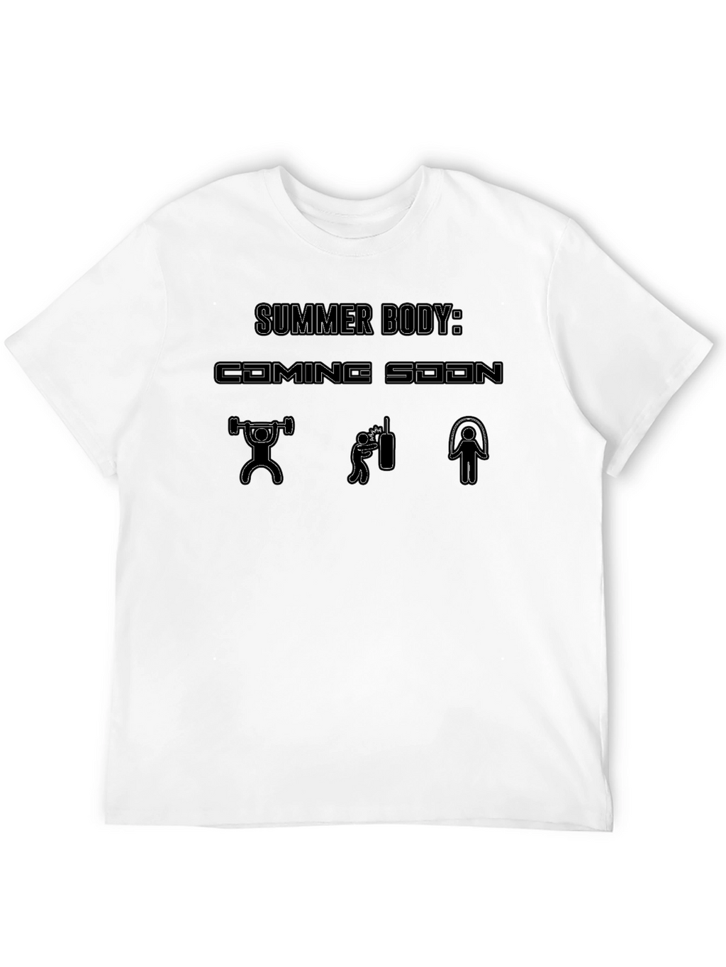 Summer Body: Coming Soon Black Graphic Tee
