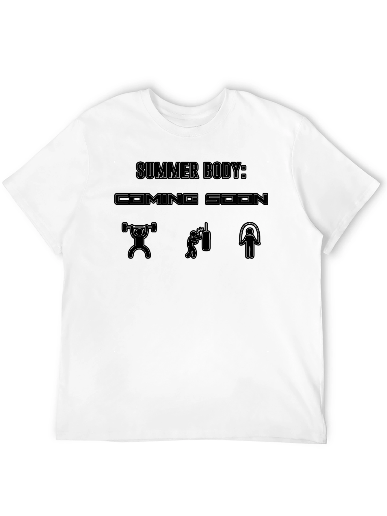 Summer Body: Coming Soon Black Graphic Tee