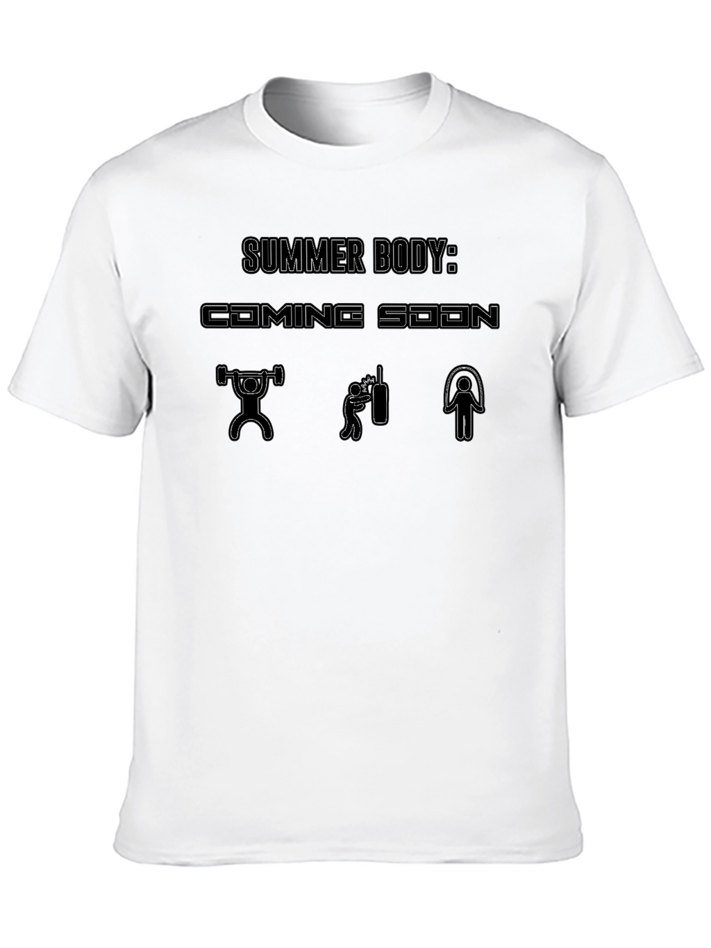 Summer Body: Coming Soon Black Graphic Tee