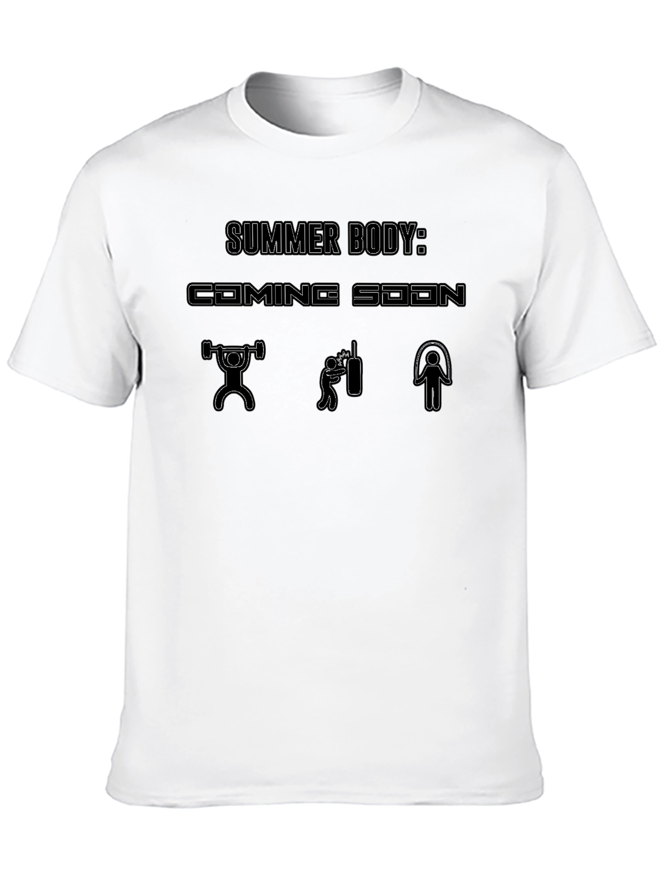 Summer Body: Coming Soon Black Graphic Tee