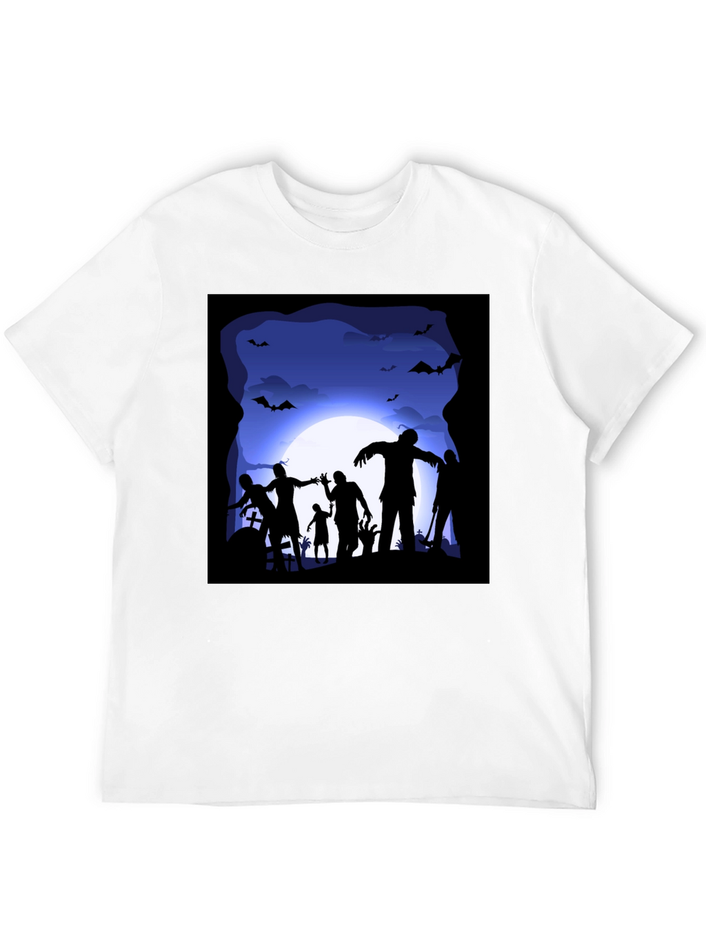 Spooky Zombie Graphic T-Shirt
