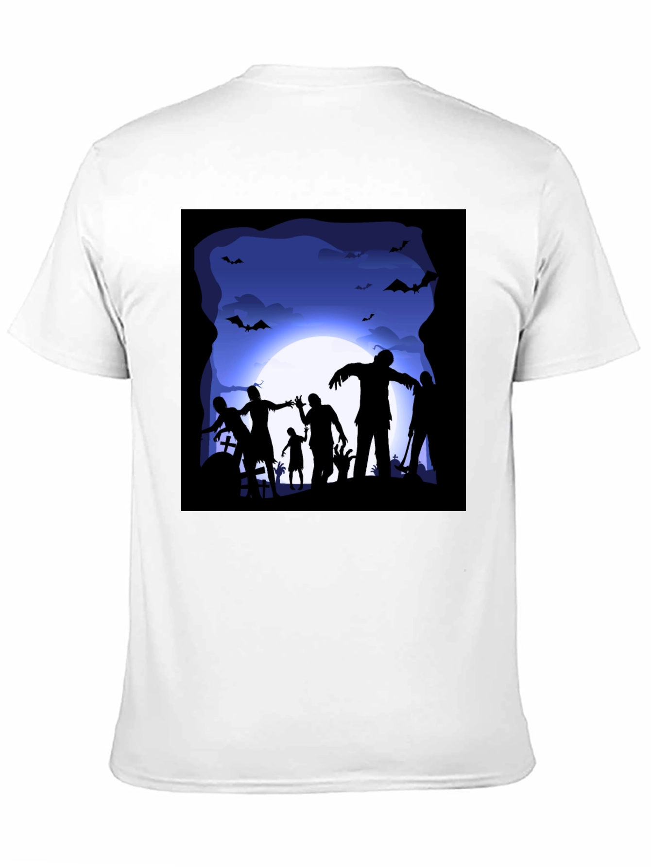 Spooky Zombie Graphic T-Shirt