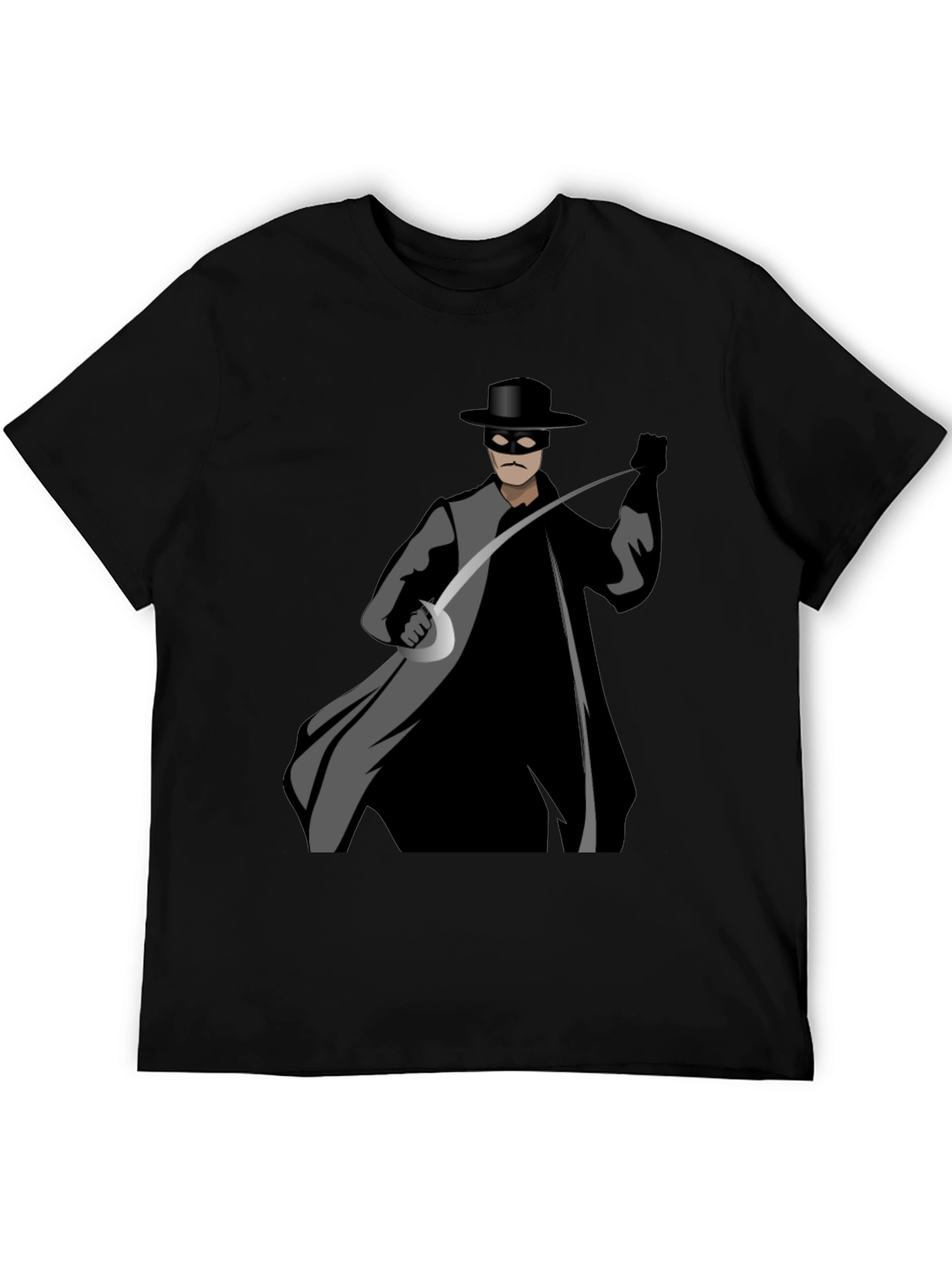 Zorro Graphic Black T-Shirt