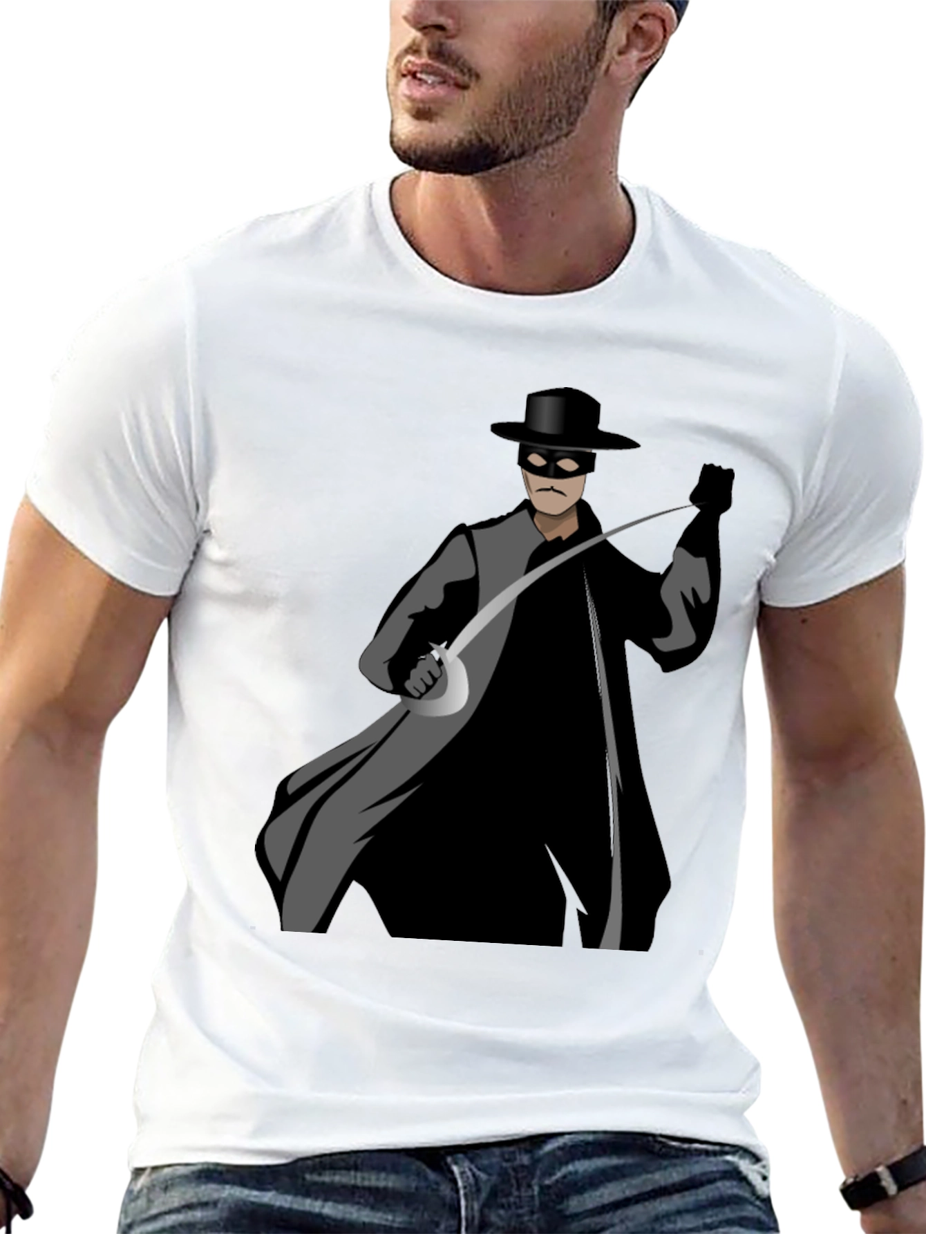 Zorro Graphic Black T-Shirt