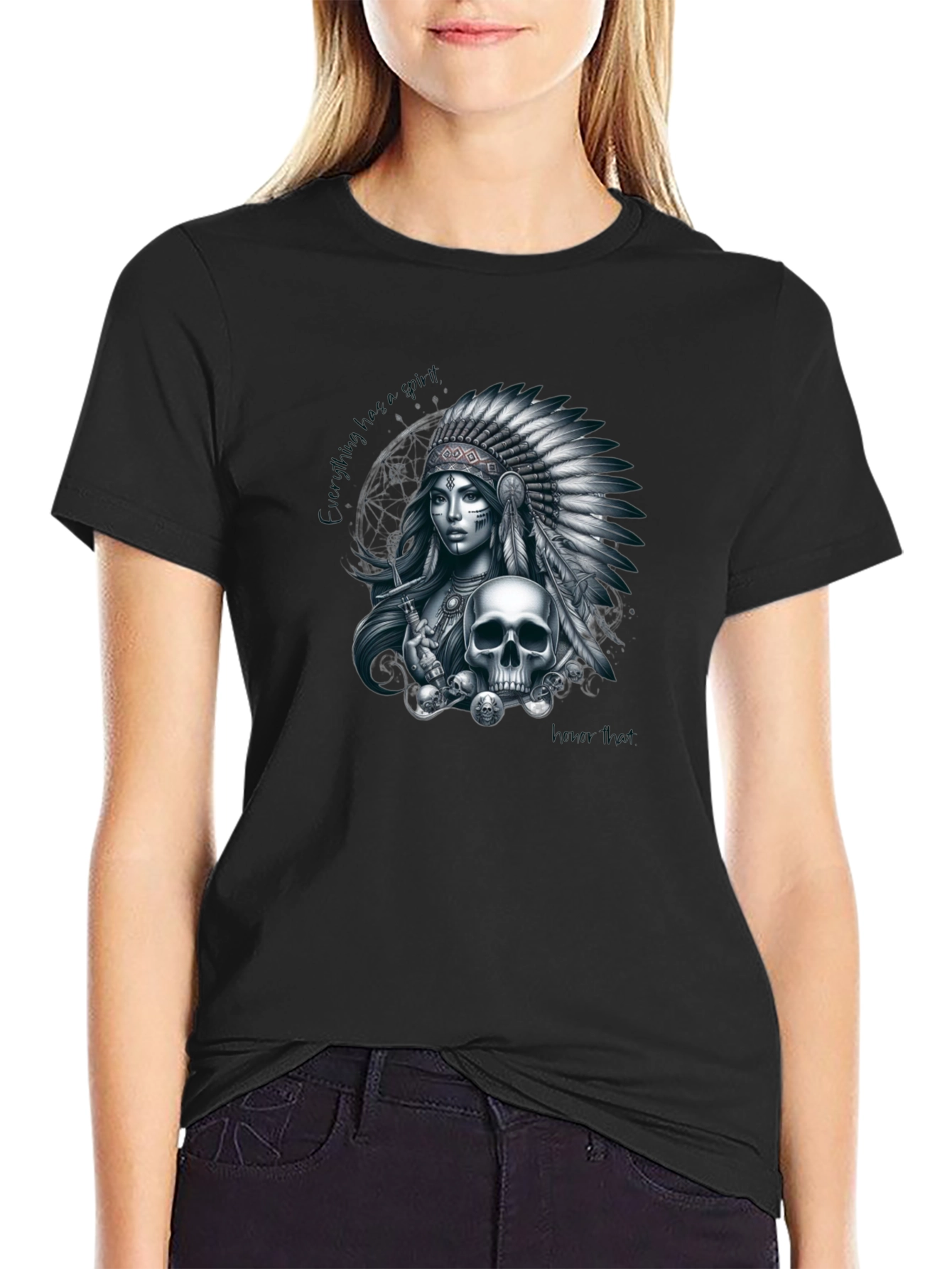 Native American Skull T-Shirt