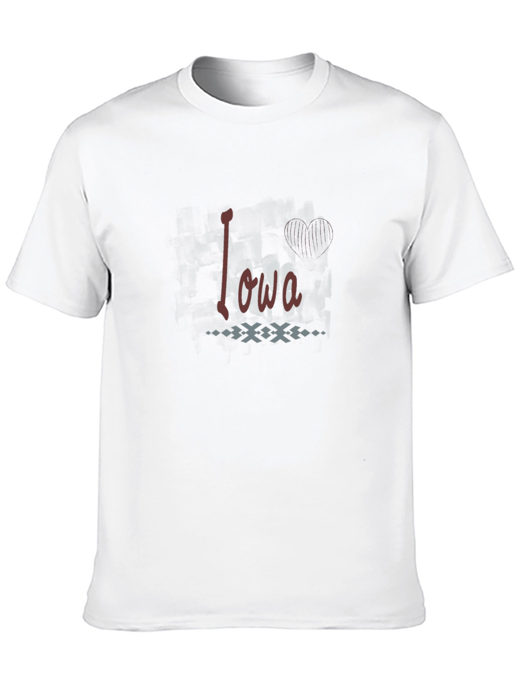 Iowa Graphic Print Black Tee