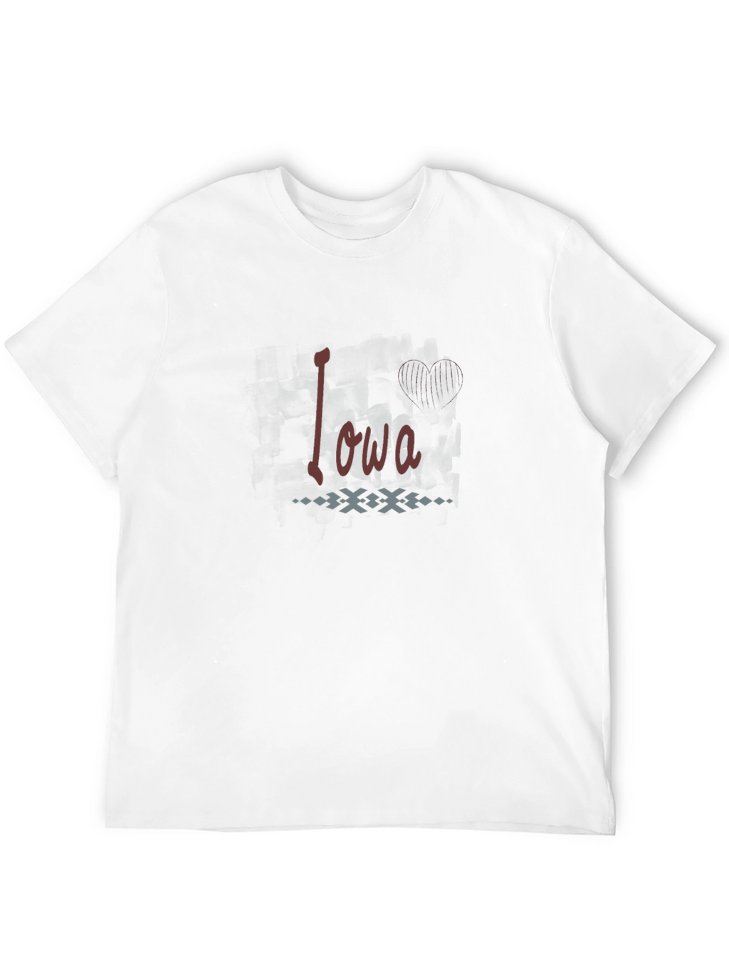 Iowa Graphic Print Black Tee
