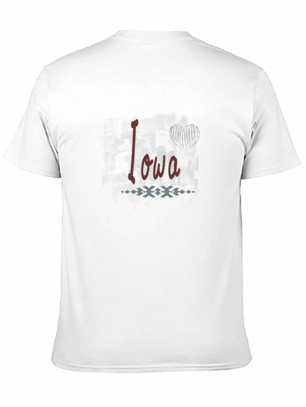 Iowa Graphic Print Black Tee