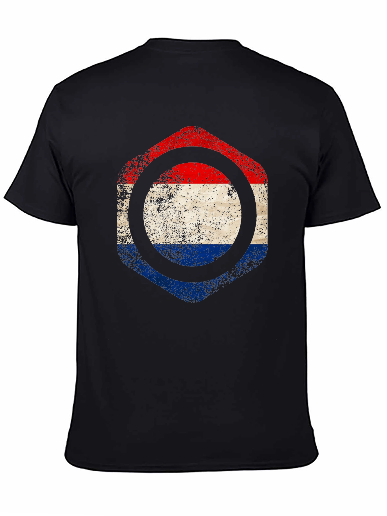 Netherlands Flag Hexagon T-Shirt