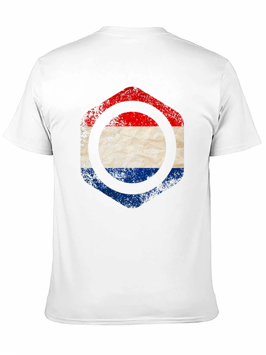 Netherlands Flag Hexagon T-Shirt