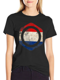 Netherlands Flag Hexagon T-Shirt